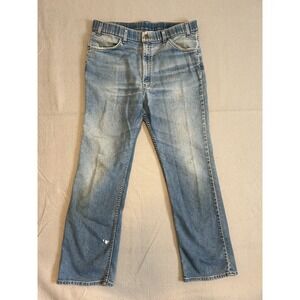 90's Levis Action Jeans Mens Sz 34x30 Tag 38x30 Bronze Tab Stains/Holes Distress